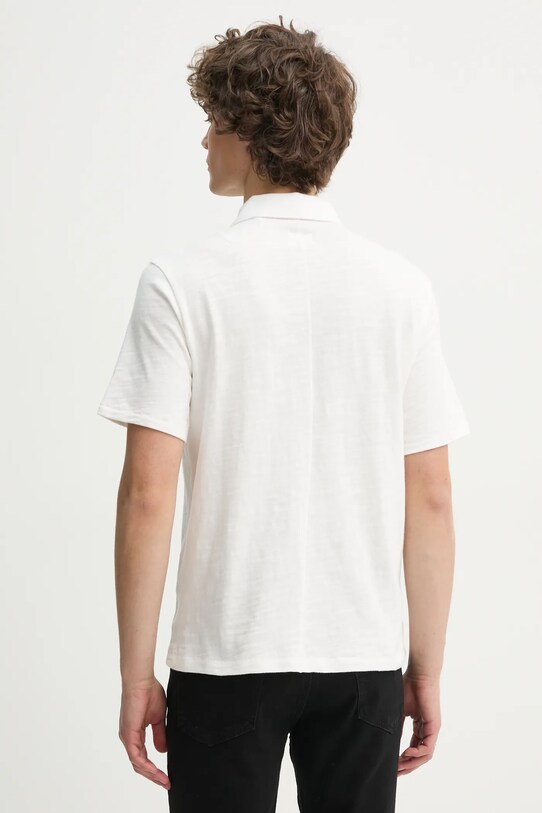 Odzież Rag & Bone polo bawełniane MBC23FT012CA12 biały