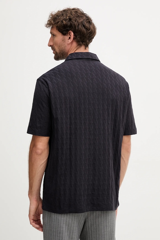 Odzież Armani Exchange polo bawełniane XM001292.AF10337.NOS granatowy