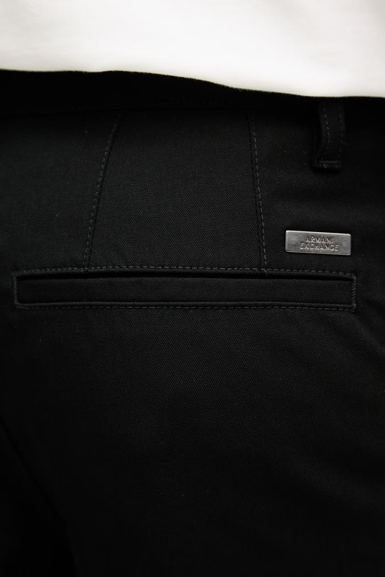 Armani Exchange polo tričko pánske s bavlnou biela XM001557.AF10363.NOS