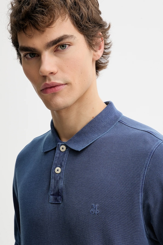 Marc O'Polo polo in cotone blu navy M26226653000