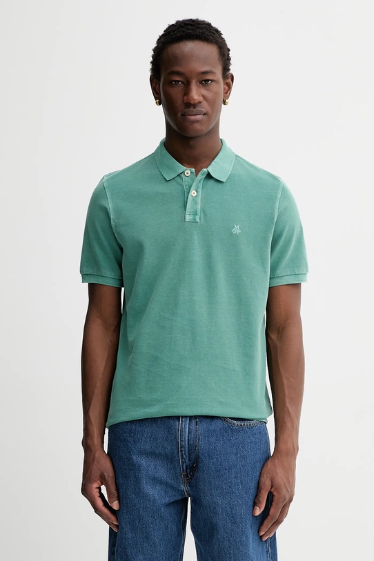 Marc O'Polo polo bawełniane bawełna zielony M26226653000
