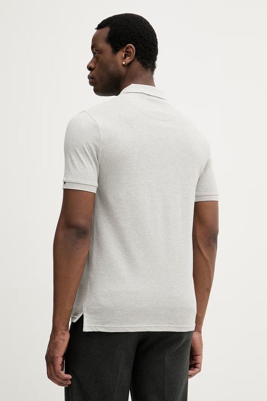 Odzież U.S. Polo Assn. polo bawełniane DHM PIQUE MUP3312 szary