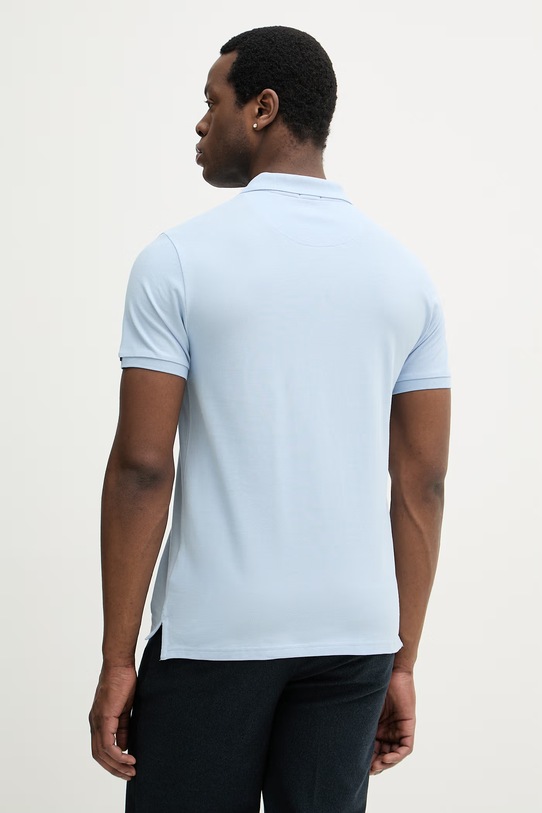 Odzież U.S. Polo Assn. polo bawełniane DHM PIQUE MUP3312 niebieski