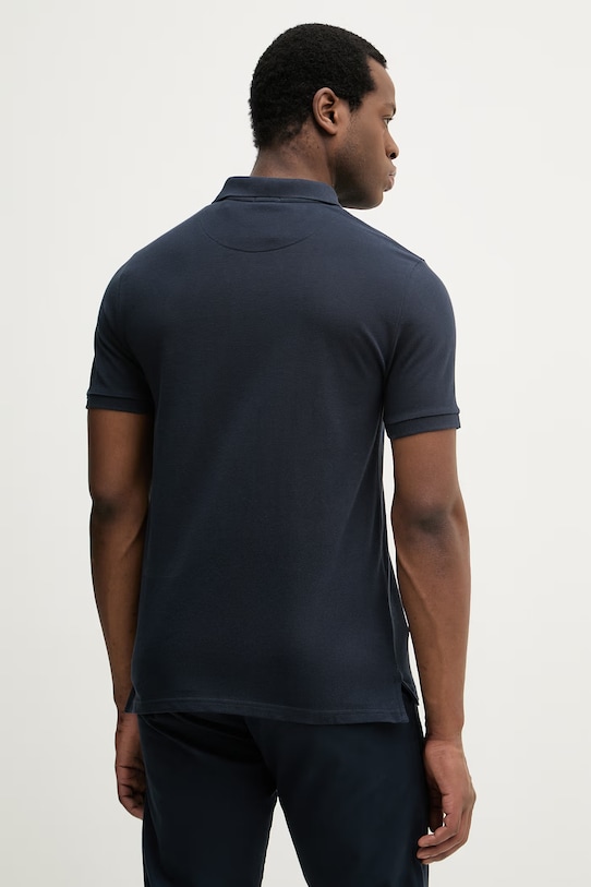 Odzież U.S. Polo Assn. polo bawełniane DHM PIQUE MUP3312 granatowy