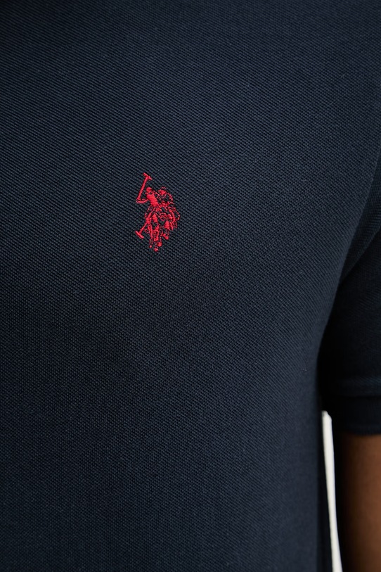 U.S. Polo Assn. polo bawełniane DHM PIQUE MUP3312 granatowy