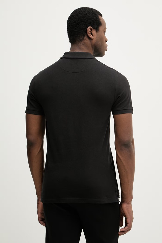 Odzież U.S. Polo Assn. polo bawełniane DHM PIQUE MUP3312 czarny