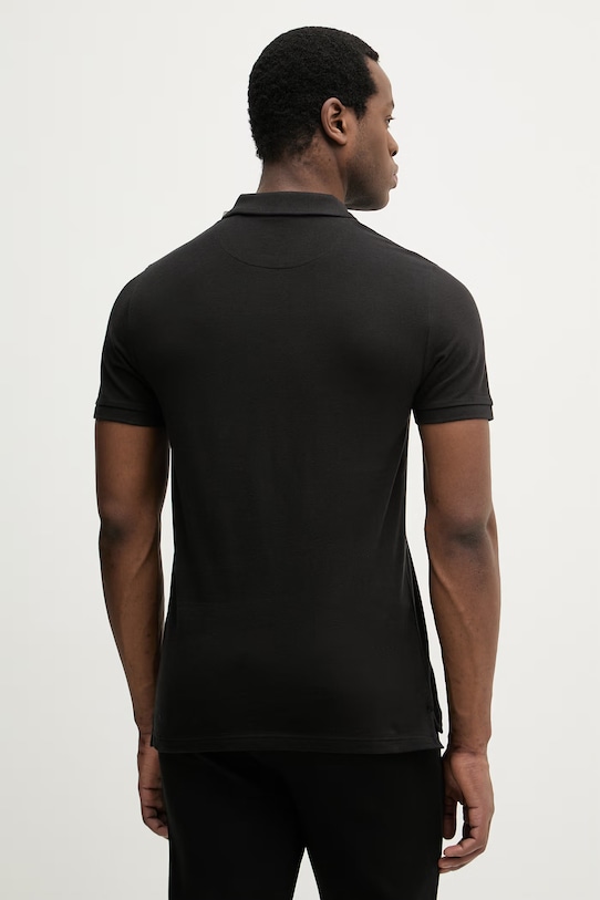 Odzież U.S. Polo Assn. polo bawełniane DHM PIQUE MUP3312 czarny