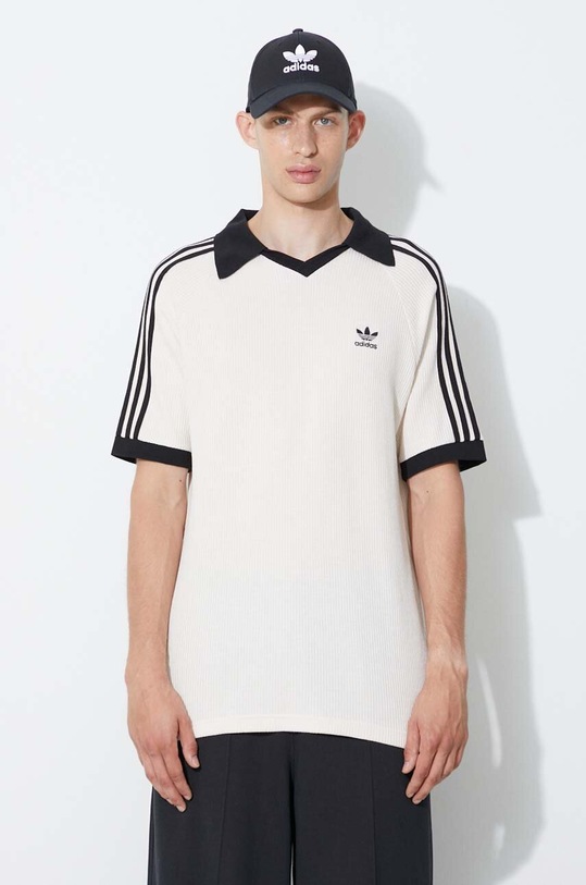 adidas Originals polo shirt beige HA9311
