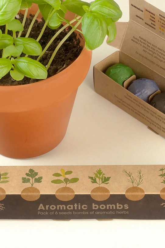 RESETEA set pentru cultivarea plantelor Herb Bombs 19,5 x 3,3 x 3,3 cm Erst389 multicolor