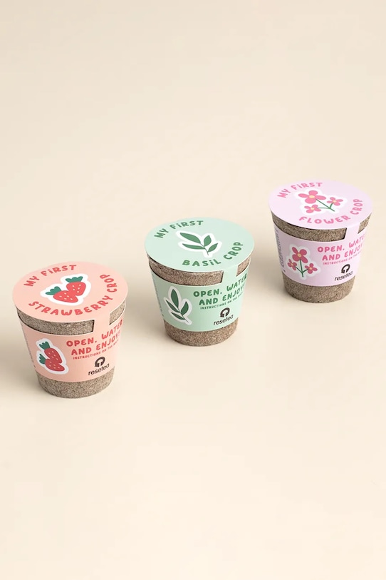 Lifestyle RESETEA zestaw do uprawy rośliny My First Strawberry 6,3 x 5,8 cm Erst439 multicolor