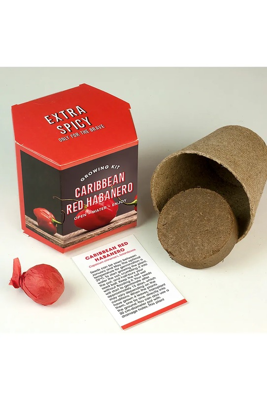 RESETEA zestaw do uprawy rośliny Caribbean Red Habanero 9,8 x 8,8 x 8,8 cm Erst185 multicolor AA00