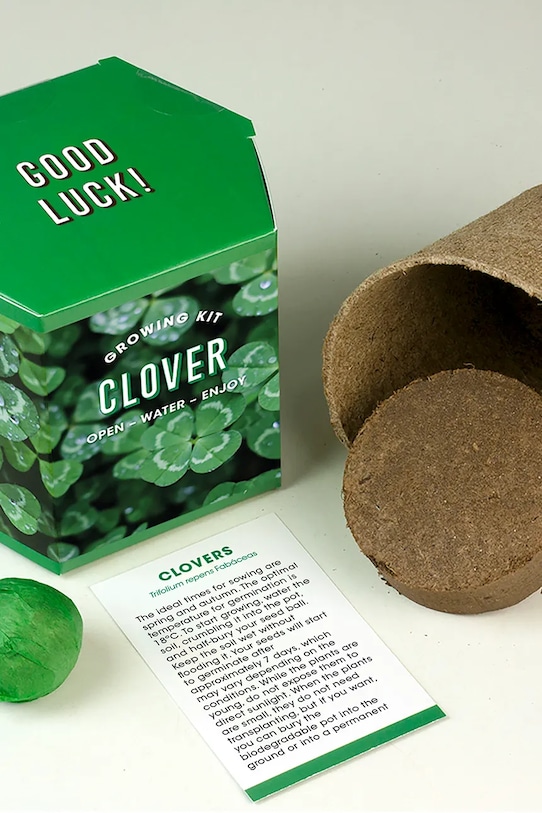 RESETEA zestaw do uprawy rośliny Clover Growing Kit 9,8 x 8,8 x 8,8 cm Erst183 multicolor AA00