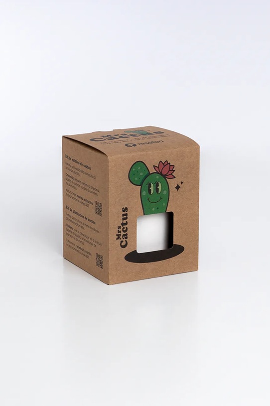 RESETEA zestaw do uprawy rośliny Mrs Cactus 8,5 x 10,7 x 8,5 cm multicolor Rst423