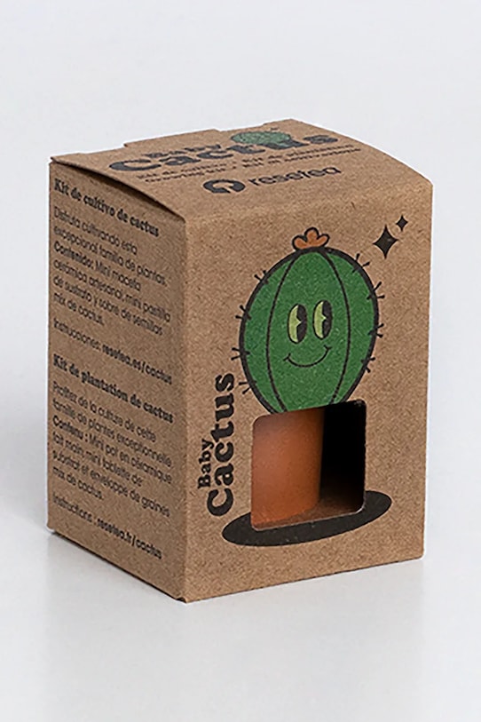 RESETEA zestaw do uprawy rośliny Baby Cactus 4,7 x 6,5 x 4,7 cm multicolor Rst424