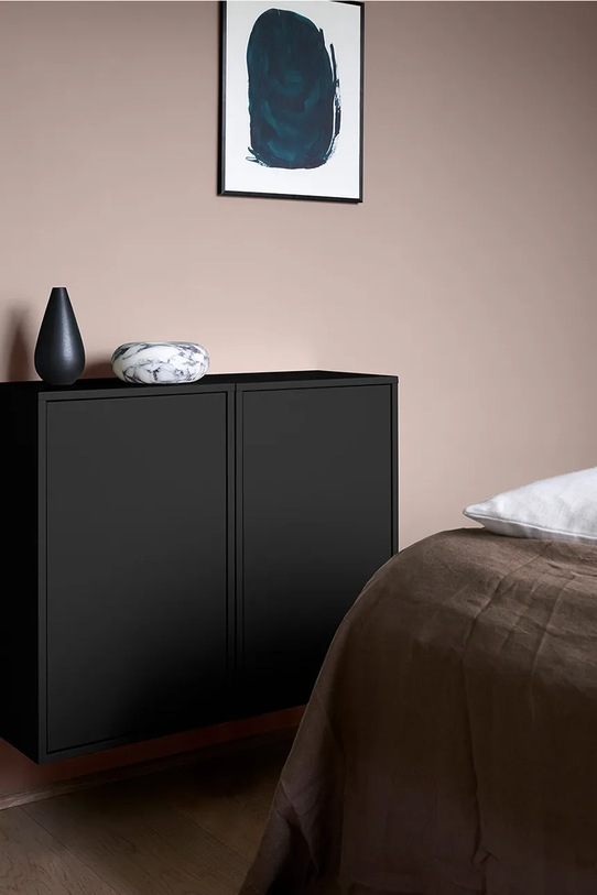 ReCollector kosz na pranie ścienny Laundry Box 30 x 43 x 70 cm czarny 100107BlackL