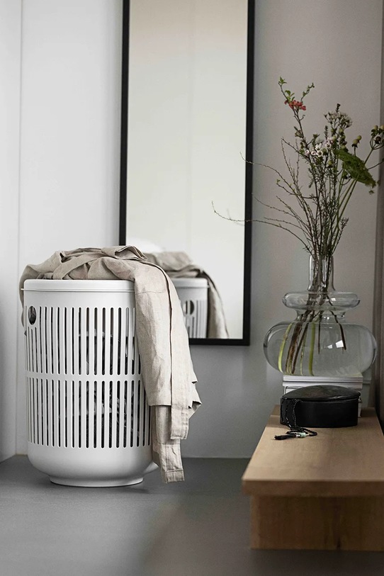 Łazienka Zone Denmark kosz na pranie Ume 54 x 40 cm 26525 biały