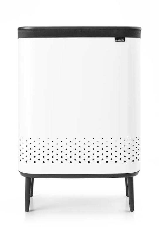 Brabantia kosz na pranie dwukomorowy Bo Hi 2 x 45 L biały 200540