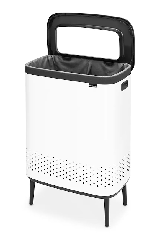 Łazienka Brabantia kosz na pranie dwukomorowy Bo Hi 2 x 45 L 200540 biały