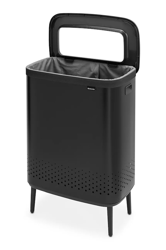 Łazienka Brabantia kosz na pranie dwukomorowy Bo Hi 2 x 45 L 200564. czarny