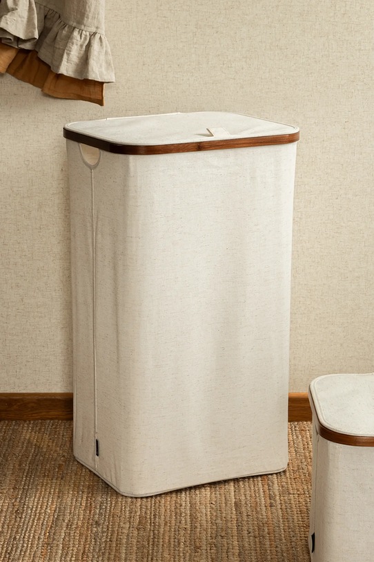 Bigso Box of Sweden koš za perilo iz tekstilnega materiala 40,5 x 33 x 69 cm bež 6980S0601.99