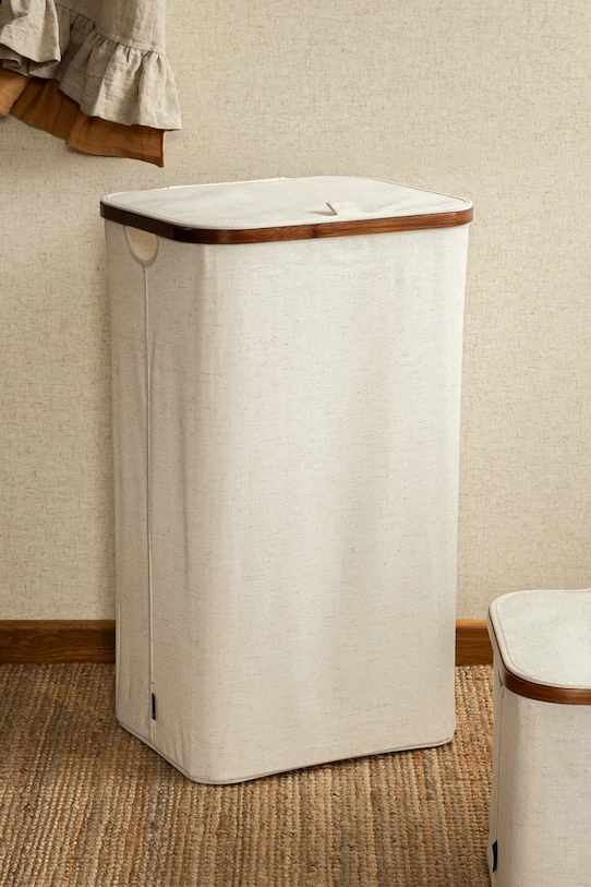 Bigso Box of Sweden kôš na bielizeň z textilného materiálu 40,5 x 33 x 69 cm béžová 6980S0601.99