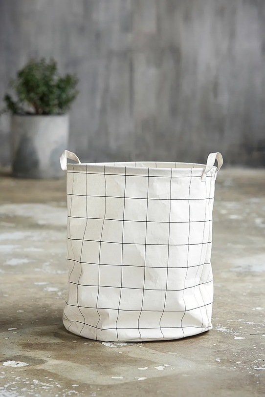 House Doctor kosz na pranie 50 x 40 cm 205720421 biały AA00