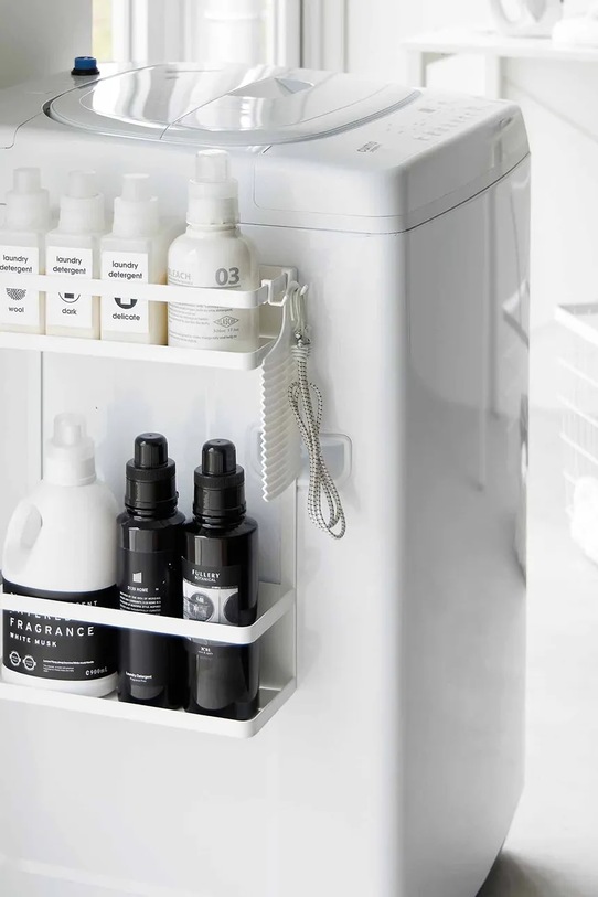 Kúpeľňa Yamazaki polica oceľová 28 x 11,5 x 40 cm 1800 biela