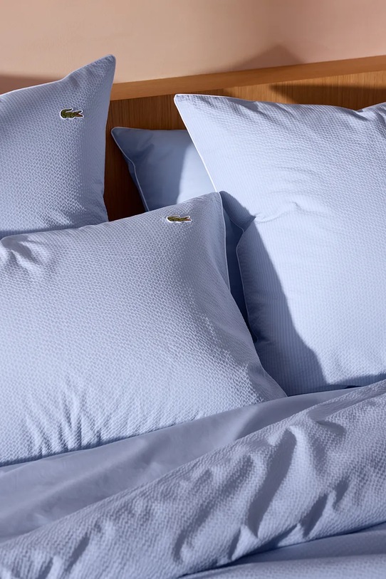 Lacoste husă pilotă de bumbac LTAMIS Sky 200 x 200 cm albastru 1052941