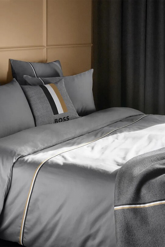 BOSS față de pernă din bumbac BLINEA Magnet 65 x 65 cm gri 1041086