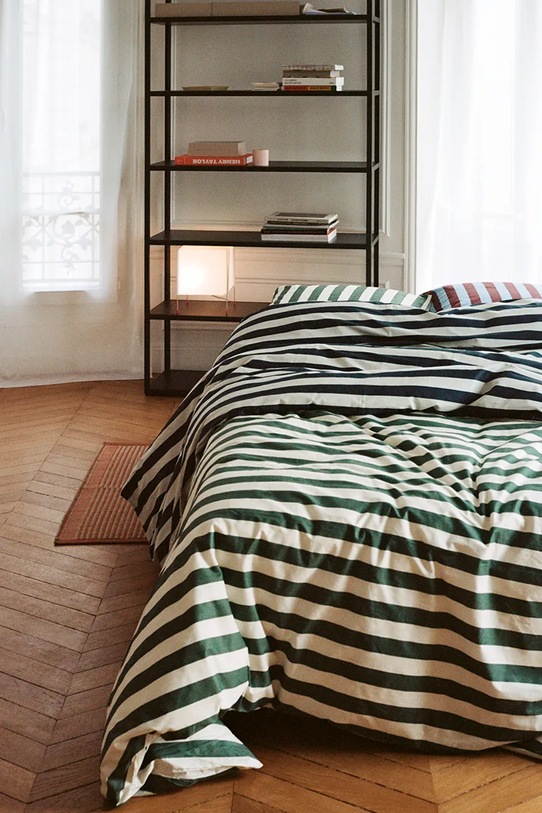 Nappali és hálószoba HAY pamut párnahuzat Été 63 x 60 cm AB383.A774.AE77 zöld