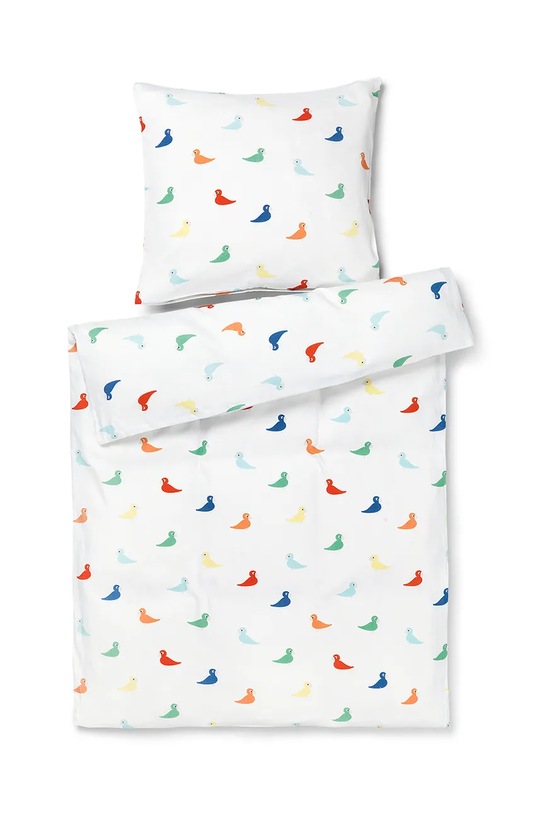 Kay Bojesen komplet pościeli bawełnianej dziecięcej Songbird junior 100 x 140 cm multicolor 39385