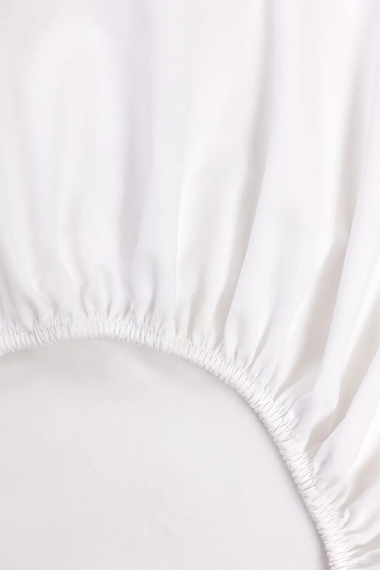 BOSS prześcieradło z gumką bawełniane BEBOSS White 140 x 200 cm 1058412 biały AA00