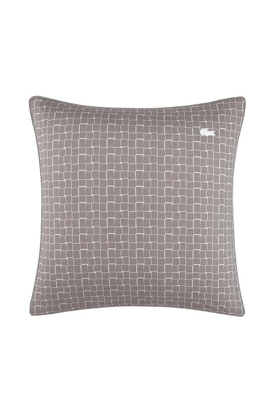 Lacoste poszewka na poduszkę bawełniana L BLOCK Greige 65 x 65 cm szary 1057064