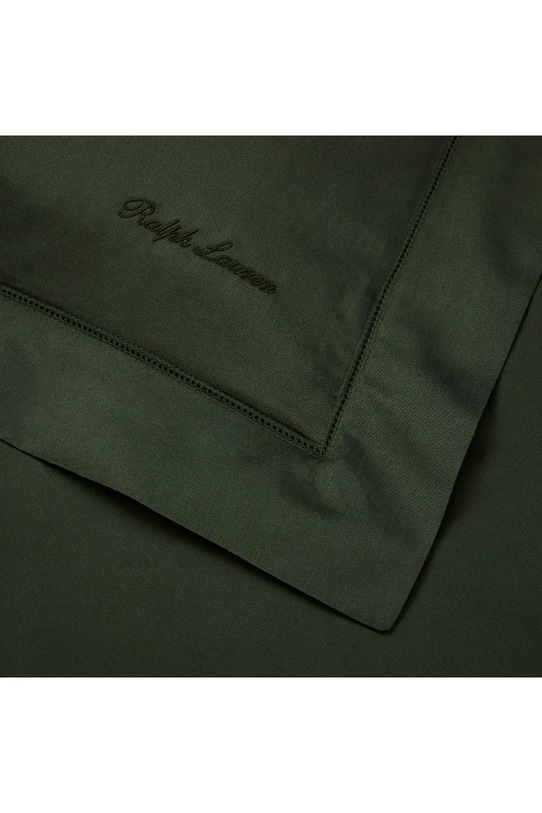 Ralph Lauren poszwa na kołdrę bawełniana RL624 Dark Green 200 x 200 cm 1055450 zielony AA00
