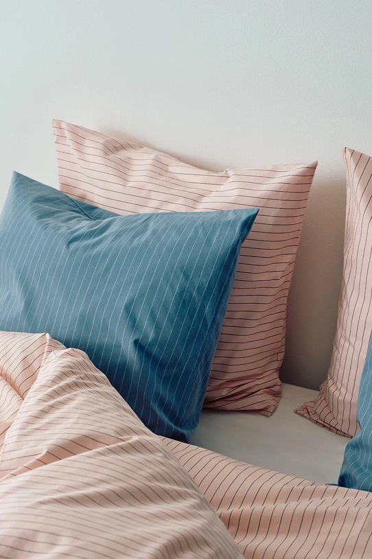 Salon i sypialnia HAY poszewka na poduszkę bawełniana Fineline 60 x 50 cm AE942.A773.AB96 niebieski