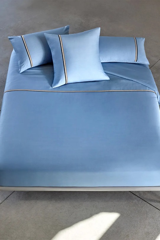Obývacia izba a spálňa Bavlnená obliečka na vankúš BOSS BLINEA Horizon 65 x 65 cm 1049776 modrá
