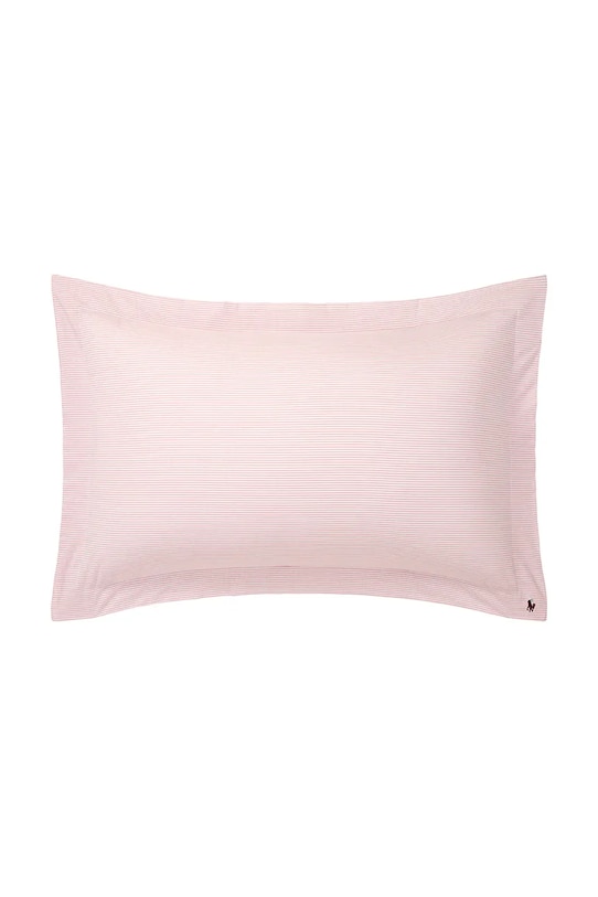 Βαμβακερή μαξιλαροθήκη Ralph Lauren RLOXFORD Rosette 50 x 75 cm ροζ 1027791