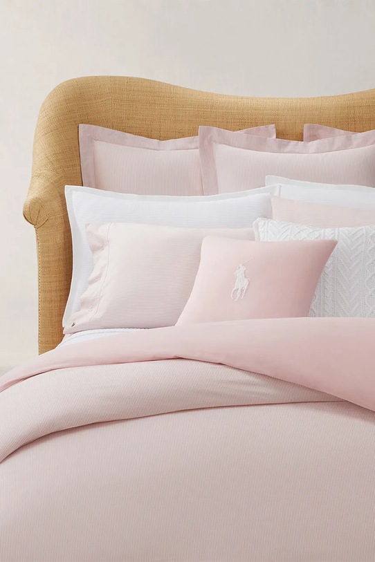 Obývacia izba a spálňa Bavlnená obliečka na vankúš Ralph Lauren RLOXFORD Rosette 50 x 75 cm 1027791 ružová