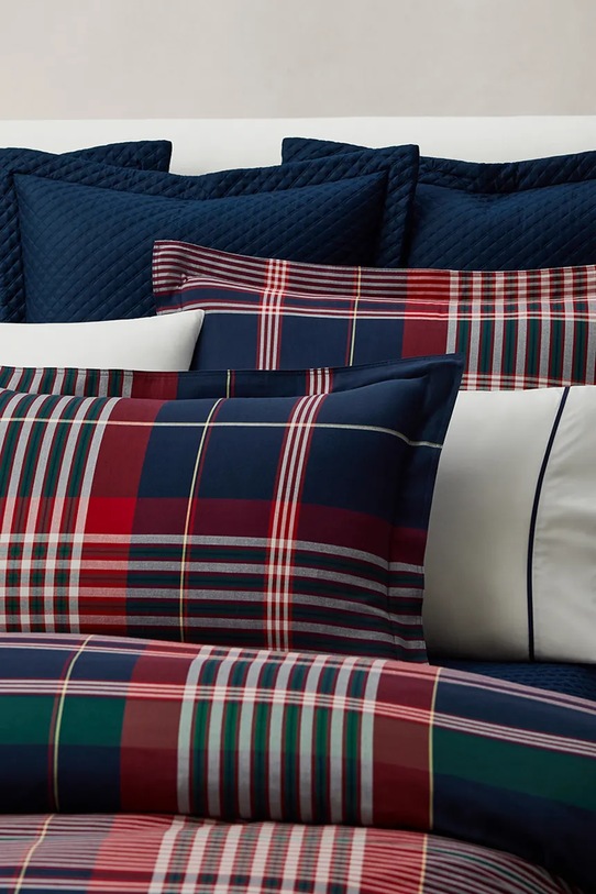 Ralph Lauren poszwa na kołdrę bawełniana BARRET Red 240 x 220 cm 1048023