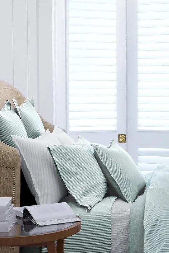 Salon i sypialnia Ralph Lauren poszwa na kołdrę bawełniana OXFORD Evergreen 240 x 220 cm 962745 zielony