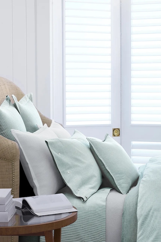 Salon i sypialnia Ralph Lauren poszwa na kołdrę bawełniana OXFORD Evergreen 240 x 220 cm 962745 zielony