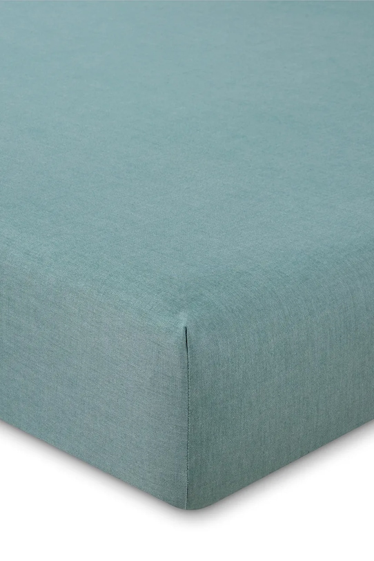 Bavlnená napínacia plachta Ralph Lauren OXFORD Evergreen 200 x 200 cm zelená 962724