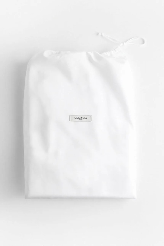 Salon i sypialnia La Mania komplet pościeli bawełnianej Puro 160 x 200 cm / 50 x 60 cm 5905549435960 biały