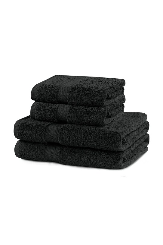 home & lifestyle set de prosoape Marina 4-pack negru 5905364639208
