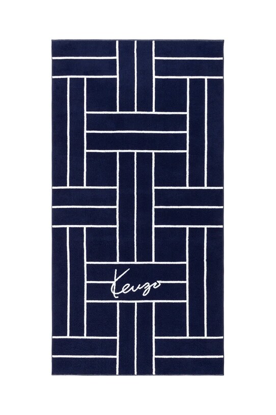Kenzo ręcznik plażowy bawełniany KTATAMI Marine 90 x 170 cm granatowy 1046229