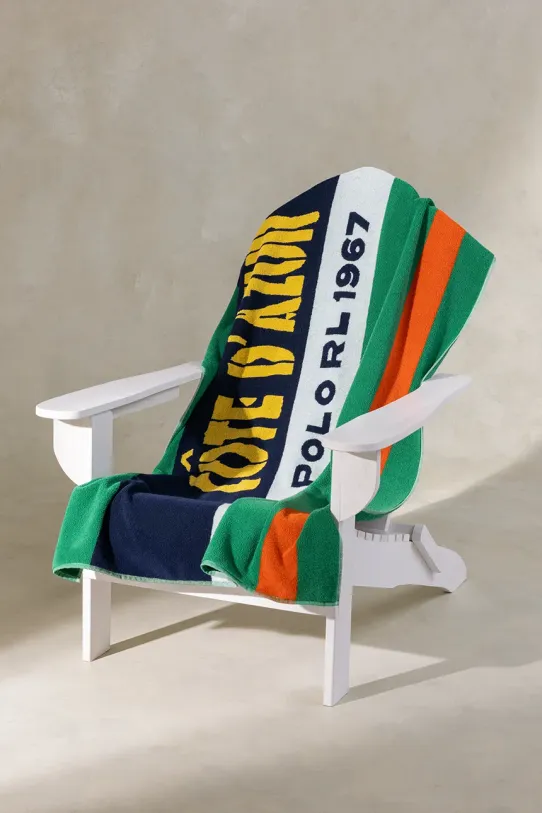 Akcesoria Ralph Lauren ręcznik plażowy bawełniany BARGO Billiard 90 x 170 cm 1050084 multicolor