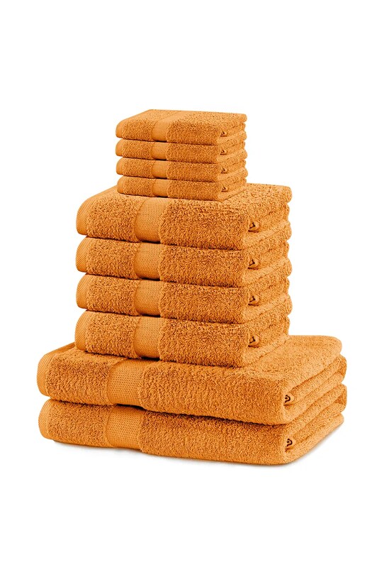 zestaw ręczników 10-pack pomarańczowy 5905364639444