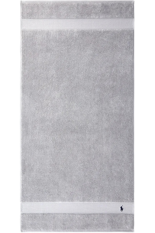 Ralph Lauren prosop din bumbac Polo Player Andover Heather 70 x 140 cm gri 1042940