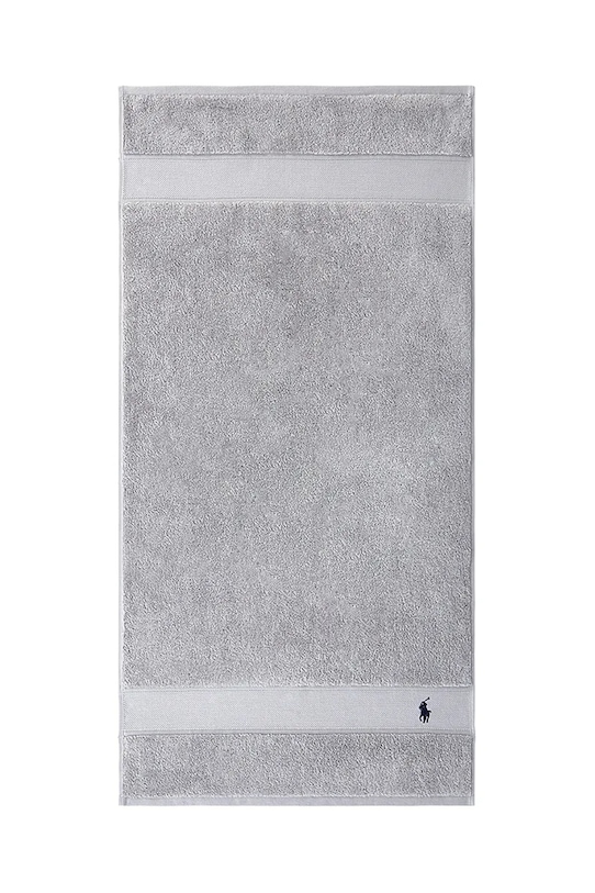 Ralph Lauren prosop din bumbac Polo Player Andover Heather 55 x 100 cm gri 1042939