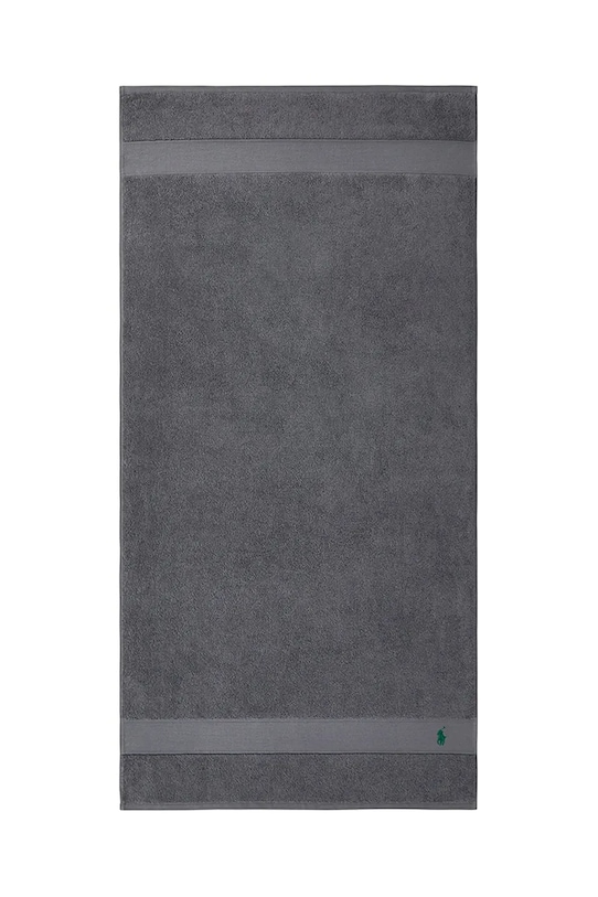 Ralph Lauren prosop din bumbac Polo Player Barclay Heather 70 x 140 cm gri 1042840